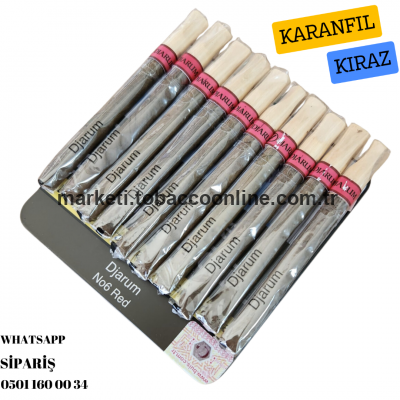 Djarum Sigarillo No6 Red (Karanfil ve Kiraz Aromalı) 1 Paket