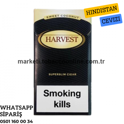 Harvest Sweet Coconut Filter Slim Sigara x10 Paket Harvest Sweet Coconut Filter Slim Sigara x10 Paket