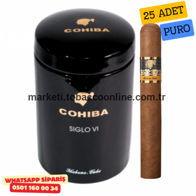 Cohiba Sıglo VI - Seramik Kavanoz - 25 Puro Dahil