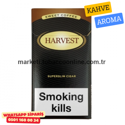 Harvest Sweet Coffee Süper Slim (Kahve) Sigara 1 Paket Harvest Sweet Coffee Süper Slim (Kahve) Sigara 1 Paket
