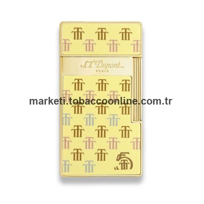 S.T. Dupont Biggy Puro Çakmak Trinidad 55th. Gold