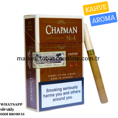 Chapman Coffee Tatlı Kahve Aromalı Sigara x10 Paket Chapman Coffee Tatlı Kahve Aromalı Sigara x10 Paket