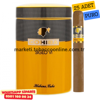 Cohiba Sıglo VI - Seramik Kavanoz - 25 Puro Dahil
