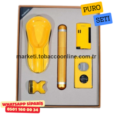 Premium Puro Seti – Sarı (5 Parça) | Şık & Hediye Hazır Premium Puro Seti – Sarı (5 Parça) | Şık & Hediye Hazır