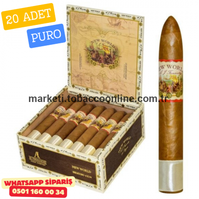 AJ Fernandez New World Connecticut Belicoso 20'li Puro Kutu AJ Fernandez New World Connecticut Belicoso 20'li Puro Kutu